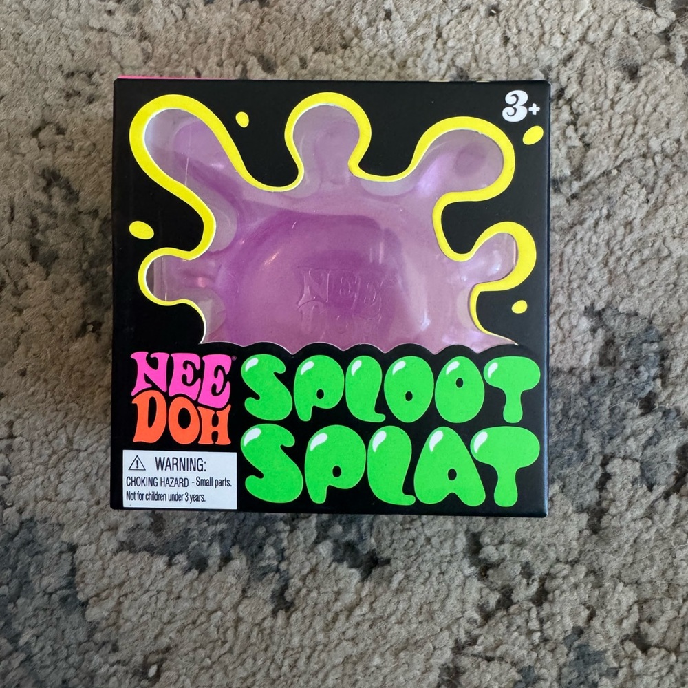 NEW NeeDoh Sploot Splat Pink Stress Toy